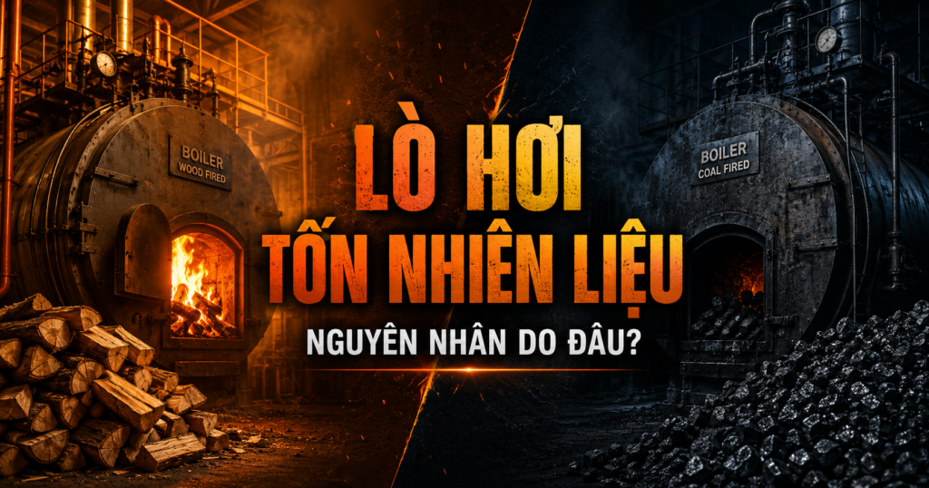 nguyên nhân lò hơi tốn nguyên liệu